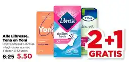 PLUS Alle Libresse, Tena en Yoni aanbieding