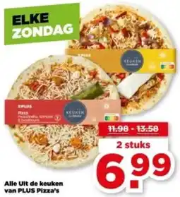 PLUS Alle Uit de keuken van PLUS Pizza's aanbieding