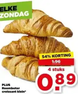 PLUS PLUS Roomboter croissant klein aanbieding