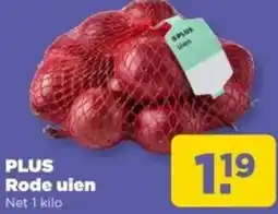 PLUS PLUS Rode uien aanbieding
