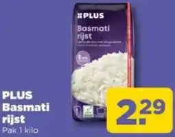 PLUS PLUS Basmati rijst aanbieding