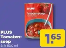 PLUS PLUS Tomatensoep aanbieding