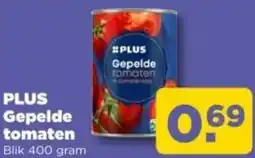 PLUS PLUS Gepelde tomaten aanbieding