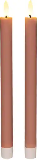 Intratuin Anna's Collection LED dinerkaars Larni roze D 2,1 H 25 cm 2 stuks aanbieding