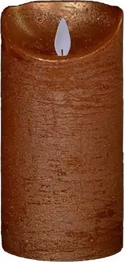 Intratuin Anna's Collection LED stompkaars koper D 7,5 H 15 cm aanbieding