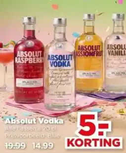 PLUS Absolut Vodka aanbieding