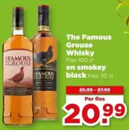 PLUS The Famous Grouse Whisky en smokey black aanbieding