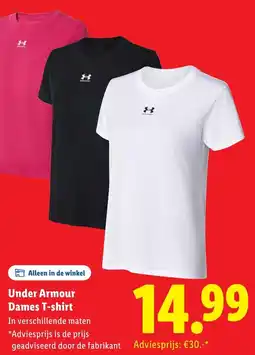 Lidl Under Armour Dames T-shirt aanbieding