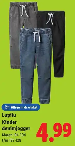 Lidl Lupilu Kinder denimjogger aanbieding