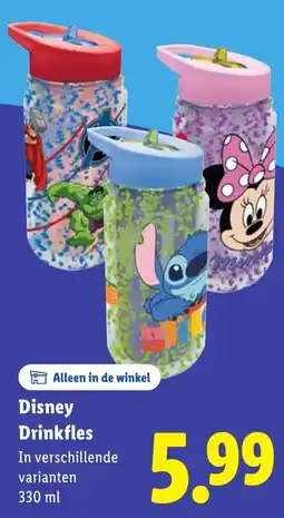 Lidl Disney Drinkfles aanbieding