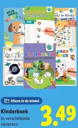 Lidl Kinderboek aanbieding