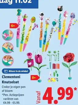 Lidl Clementoni Knutselset aanbieding