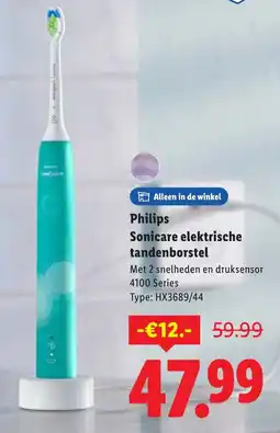 Lidl Philips Sonicare elektrische tandenborstel aanbieding