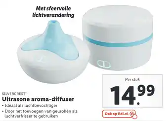 Lidl SILVERCREST Ultrasone aroma-diffuser aanbieding