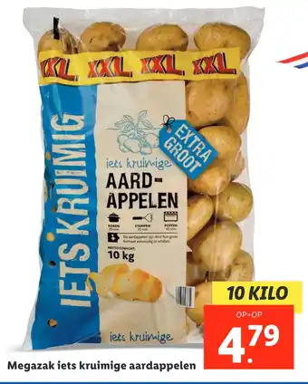 Lidl Megazak iets kruimige aardappelen aanbieding