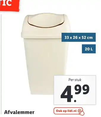 Lidl Afvalemmer aanbieding