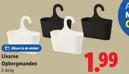 Lidl Livarno Opbergmanden aanbieding