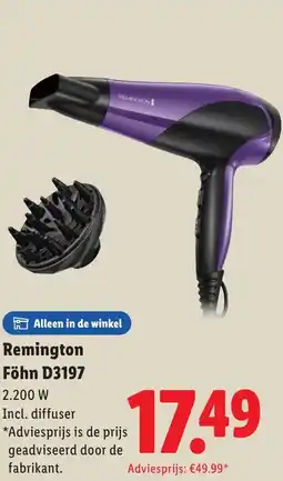 Lidl Remington Föhn D3197 aanbieding