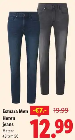 Lidl Esmara Men Heren jeans aanbieding