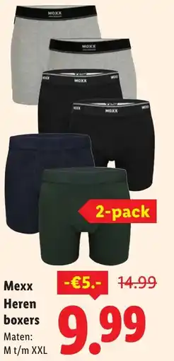 Lidl Mexx Heren boxers aanbieding