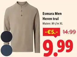 Lidl Esmara Men Heren trui aanbieding