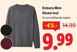 Lidl Esmara Men Heren trui aanbieding