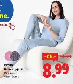 Lidl Esmara Dames pyjama aanbieding