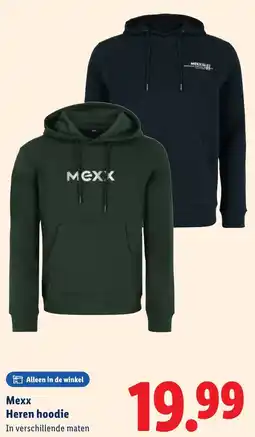 Lidl Mexx Heren hoodie aanbieding