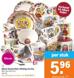 Albert Heijn Blond Amsterdam Efteling servies aanbieding