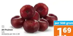 Albert Heijn AH Pruimen aanbieding