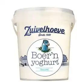 Budget Food Zuivelhoeve Boer'n Yoghurt Naturel aanbieding