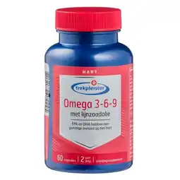 Trekpleister Trekpleister Omega-3-6-9 met Lijnzaadolie Capsules aanbieding