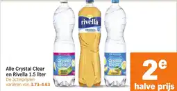 Albert Heijn Alle Crystal Clear en Rivella aanbieding