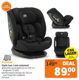 Albert Heijn DERYAN Clyde luxe I-size autostoel aanbieding