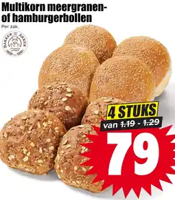 Dirk Multikorn meergranen of hamburgerbollen aanbieding