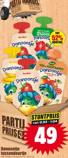 Dirk Danoontje tussendoortje aanbieding