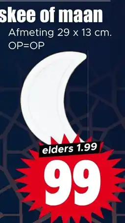 Dirk Serveerschaal maan aanbieding