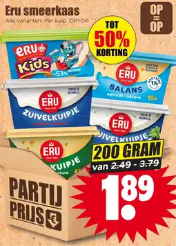 Dirk Eru smeerkaas aanbieding