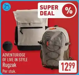 ALDI Adventuridge of live in style rugzak aanbieding