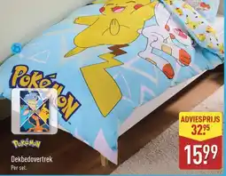 ALDI Pokemon Dekbedovertrek aanbieding