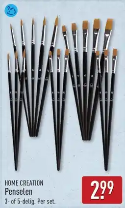 ALDI Home creation penselen aanbieding