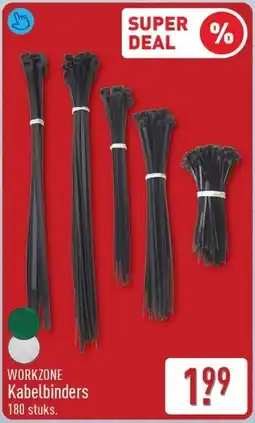 ALDI Workzone kabelbinders aanbieding