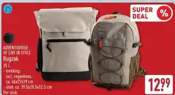 ALDI Adventuridge of live in style rugzak aanbieding