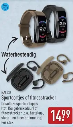 ALDI Balco sportoortjes of fitnesstracker aanbieding