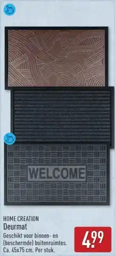ALDI Home creation deurmat aanbieding