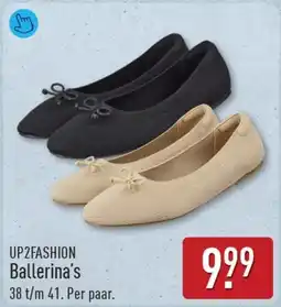 ALDI Up2fashion ballerina's aanbieding