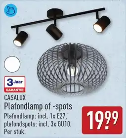 ALDI Casalux Plafondlamp of spots aanbieding