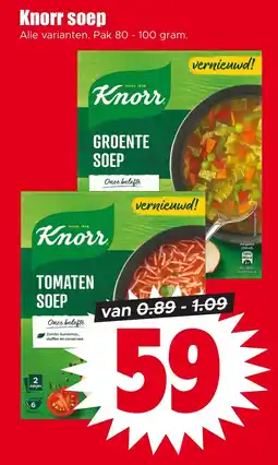 Dirk Knorr soep aanbieding