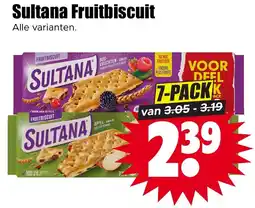 Dirk Sultana Fruitbiscuit aanbieding