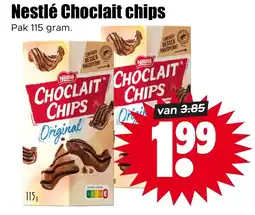 Dirk Nestlé Choclait chips aanbieding